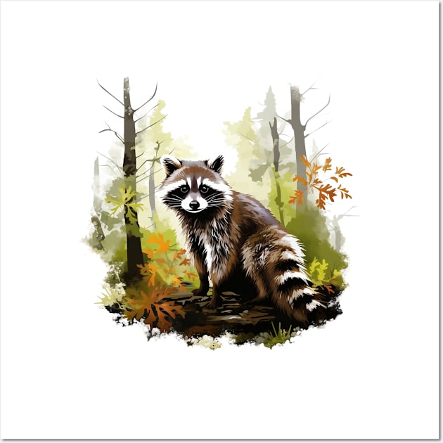 Raccoony Cuteness Wall Art by zooleisurelife